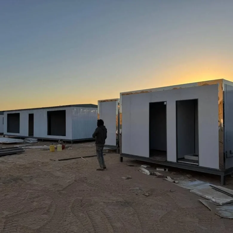 الكرفانات الثابته