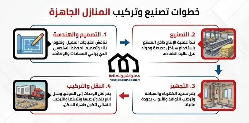 خدمات مصنع الشايع في بيوت جاهزة للتركيب